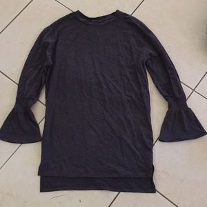 Zara long sleeve shirt dress size Small